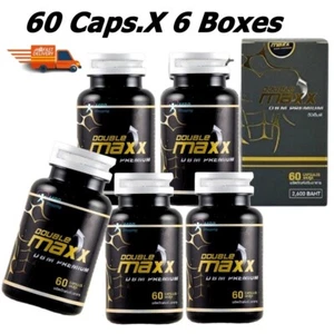 6X Double Maxx Premium Nourishes Body For Men Performance High Quality 60 Capsul - Picture 1 of 9