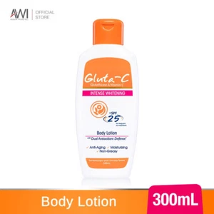 Gluta Lotion + SPF25 300ml (Large Size) - Skin Lightening, Anti-Aging, Vitamin C - Picture 1 of 2