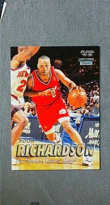 1997-98 Fleer Traditions Crystal #124 Pooh Richardson Clippers - Image 1 of 2