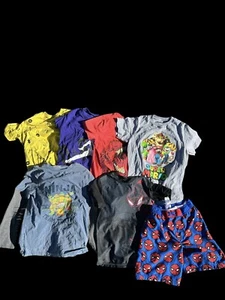 ✨Bundle of Boys ' t-shirts & Shorts in various colours and styles.✨ - Picture 1 of 4