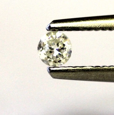 loose round natural diamond .16ct SI2 G 3.21X2.27mm vintage estate antique - Image 1 of 4