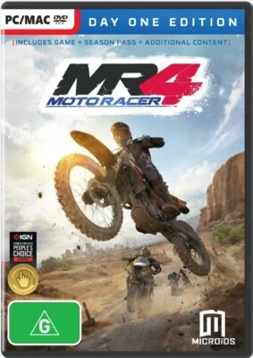 MR4 Moto Racer 4 PC NEW + OZI DLC + SEASON PASS! D1 Motor Bike Cross Racing Game - Image 1 of 4