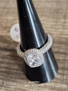 💍 Bomb Party RG52xx4 "My Kind of Fun" Größe 9 Zirkonia Rhodiniert 💎 - Bild 1 von 6