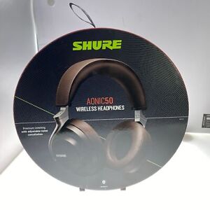 Shure - Aonic 50 Wireless Noise Canceling Headphones - Brown Sbh2350