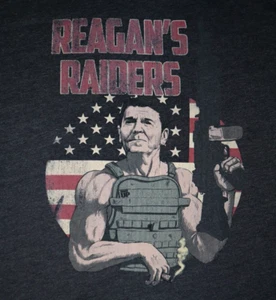 Camiseta RONALD REAGAN'S RAIDERS Talla XL Ranger Up Trump Alex Jones Fan EE. UU. - Imagen 1 de 7