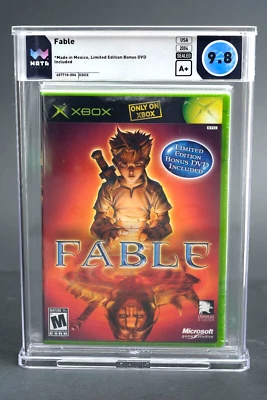 Fable Xbox 2004 WATA 9.8 A+ Limited Edition Bonus DVD not vga cgc - Image 1 of 4