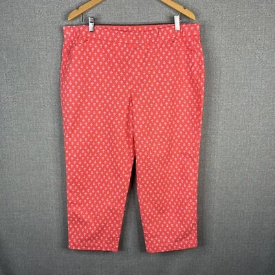 Pantalones Lands End para mujer 16P 16 Petite recortados tiro medio cintura elástica Foto 1 de 4