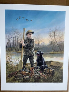 R.J. McDonald “ We’re Ready “ 20.5 x 17 Signed/Numbered Lithograph Artist Proof - Picture 1 of 8