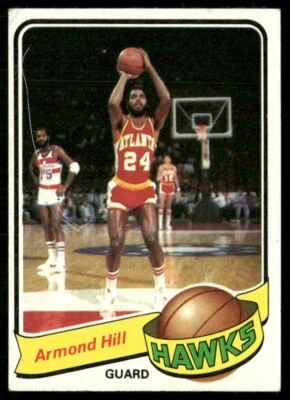 1979-80 Topps Armond Hill Atlanta Hawks #57 *A* - Image 1 of 2