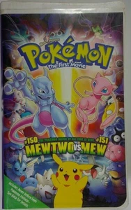 Pokémon the First Movie: Mewtwo Strikes Back (VHS, Clamshell)      Free Shipping - Picture 1 of 12