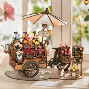 Rolife Puzzle 3D Madera Caja de Blossom Cart Maquetas para Construir Adultos - Imagen 1 de 9