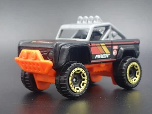 1966-1977 Ford BRONCO 4X4 fuori Strada su Misura Nero 1:64 Scala Modellino Auto - Foto 1 di 7