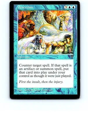 Desertion #64 Rare Visions MTG LP/EX-NM - Image 1 of 2