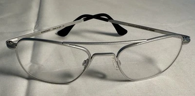 Randolph Aviator Full Rim Eyeglass  Matte Chrome 140MM - Frames Only - Image 1 of 4