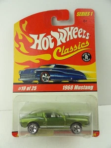 2005 Hot Wheels Classics Series 1 #19 1968 Mustang (Green) - Picture 1 of 6