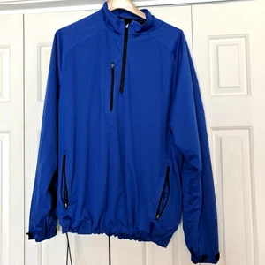 Zero Restriction golf 1/4 zip pullover windbreaker xl blue polyester - Picture 1 of 3