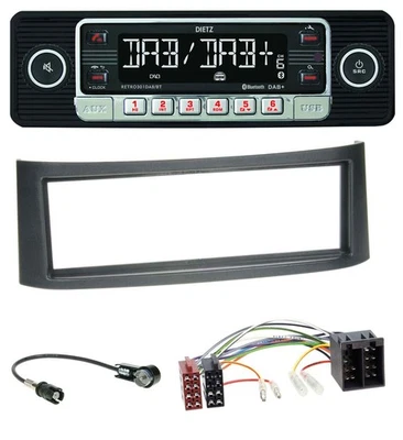 Dietz USB DAB MP3 Bluetooth Autoradio für Smart Roadster (452) - Bild 1 von 4