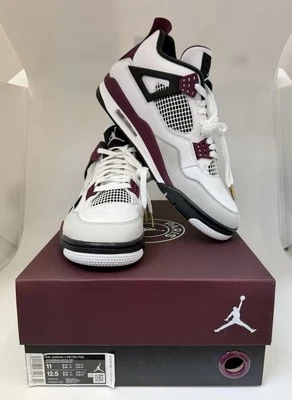 Air Jordan 4 Retro IV PSG Paris Saint-Germain Burdeos CZ5624-100 Para hombres Talla 11 Foto 1 de 4