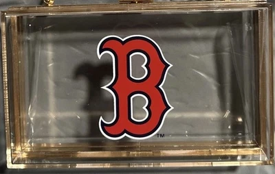 Boston Red Sox Clear Handbag Crossbody Purse Adjustable Strap MLB Baseball NWT - Image 1 of 4