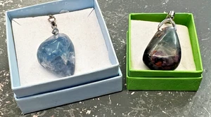 Job Lot of Fluorite Crystal Pendants in Boxes - Picture 1 of 6