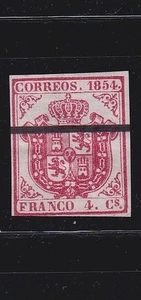 España 1854 - Isabel II - Edifil 33M  - Muestra - Picture 1 of 2
