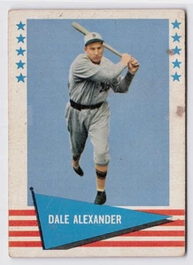 1961 Fleer Baseball Greats Dale Alexander #91 Poor Condition LOW GRADE - Picture 1 of 2