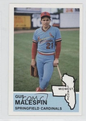 1982 Fritsch Midwest League Stars of Tomorrow Gus Malespin #264 - Image 1 of 2