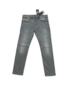 Diesel Safado gerade Passform Herrenjeans RB061 hellgrau/schwarz $ 225 Größe 33/32 - Bild 1 von 6