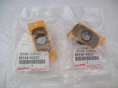 Toyota Yaris Cross PDC Parking Sensor Retainer x2 Genuine Front Black 89348K0231 - Image 1 of 3