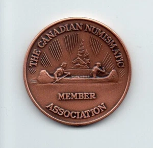 CANADIAN NUMISMATIC ASSOCIATION Vintage c.1980's Coin Token - Alberta, Canada - Picture 1 of 2