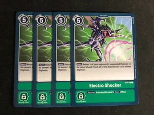 Digimon TCG - Uncommon - Electro Shocker - ST4-16U - Green Card Playset! - Picture 1 of 1