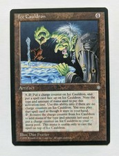 MTG - Ice Cauldron - Rare Artifact from Ice Age - Reserved List