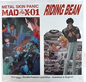 Anime "Metal Skin Panic Madox-01" and "Riding Bean" LASERDISC New Sealed - Picture 1 of 7