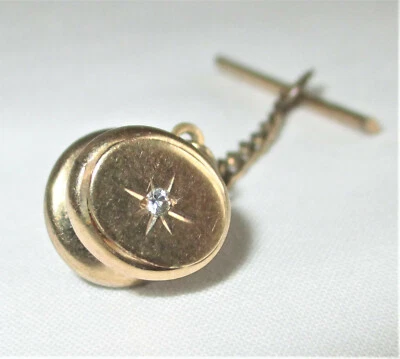 Corbata con piedra Anson 12 K G. F. Foto 1 de 4