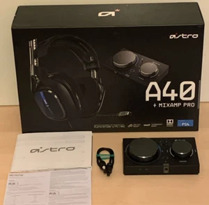 Logitech Astro A40 Mixamp Pro Tr Only + Empty Box w/out Headphone No Cables *See - Picture 1 of 24