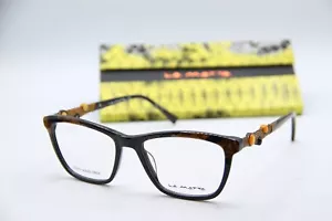 NEW LA MATTA LM3306 COL. 2 BLACK GOLD MARBLE AUTHENTIC EYEGLASSES W/CASE 53-18 - Picture 1 of 4
