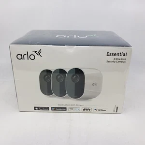 Arlo Essential Security Indoor/Outdoor Camera Wire-Free 1080P 3-Pack (VMC2320W)™ - Picture 1 of 10