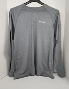 Columbia Sportswear PFG Fishing shirt Gray Long Sleeve Men's Size Medium - Picture 1 of 9