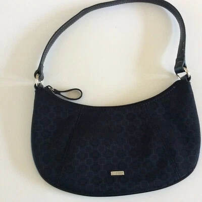 Bolsa de ombro Nine West preta alça superior fecho com zíper - Imagem 1 de 4