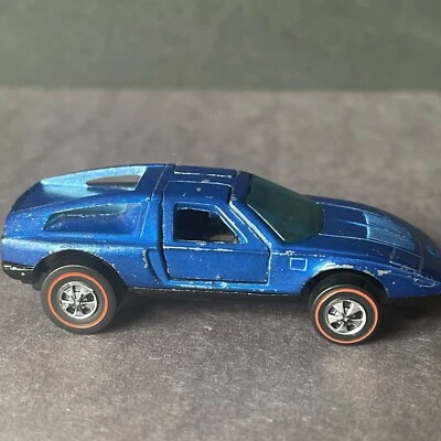 1970 Hot Wheels Redline Vintage Mercedes Benz C-111 Spectraflame - Blue - Image 1 of 4