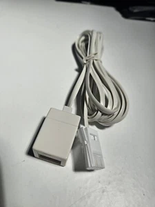 3m RJ11 Extension Cable 4 Pin ADSL Broadband Router Modem Phone 6P4C M F White D - Picture 1 of 2