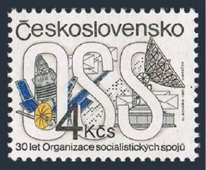 Czechoslovakia 2671 block/4,MNH. Mi 2926. Socialist Communications Organization. - Picture 1 of 1
