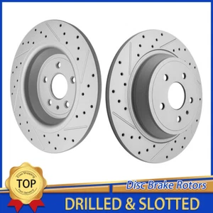 Rotores de freno de disco perforados traseros para Ford Escape Fusion Lincoln MKC MKX MKZ - Imagen 1 de 6