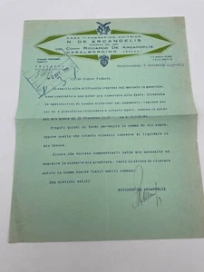Lettera tipografia De Arcangelis anno 1939 - Picture 1 of 1