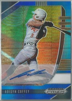 Adisyn Coffey 2020 Prizm Draft Picks Autograph Blue Prizm #PDP83 - Image 1 of 2