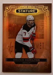2022-23 UD Stature Photo Variant Orange Dougie Hamilton /25 New Jersey Devils - Picture 1 of 2