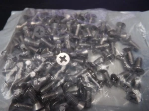 #10-32 X 1/2, tornillos de máquina de cabeza plana Phillips S410, paquete de 100 (ch) - Imagen 1 de 3