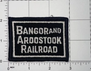 Vintage Bangorand Aroostook Railroad Patch Sew-On NOS B932 - Picture 1 of 2