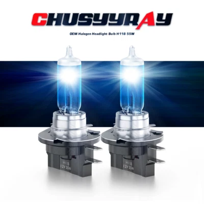 Halogen Headlight Bulb H11B 55W for 17 - 18 GENESIS G80 3.8L 3778CC 231CU Foto 1 de 4