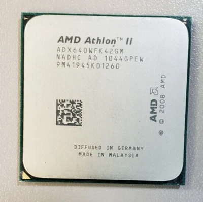 AMD CPU Athlon II X4 640 3.0 Ghz Quad-Core Socket AM3 - Image 1 of 2